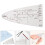 Precise Cosine Ruler Geometry Tool  Parabolic Stencil-3pcs 2