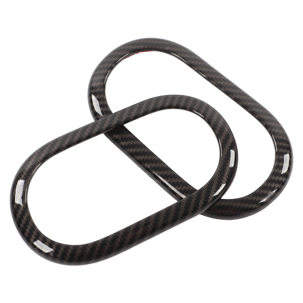2Pcs Carbon Fiber Style Interior Door Handle Bezel Trim Fit C453 A453 W453 5081357550665