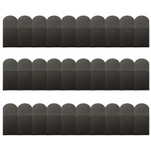 30Pcs Envelopes 5x7Inch 300GMS Paper Envelope 3 Slots-Black