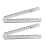 Recyclable Clear Bending Measuring Tool For School-2 handfuls 1
