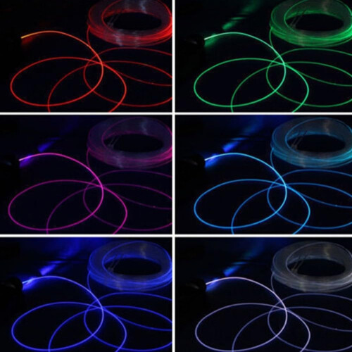 3 Pcs MMA Side Glow Optic Fiber Cable 2 mm Diameter Transparent Light Guide For Car Lights Star Ceiling Projects 2