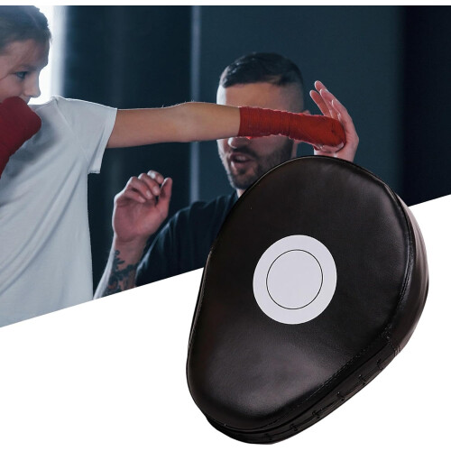 Boxing Pads Mitts Curved Thickened MMA Pads Black White Boxing Target Training Mitts 2