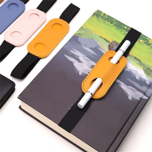 Pen Protector PU Leather Single Pen Holder Case-Light brown 1