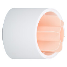 Portapenne rotante, 7 scomparti, 13,812,5 cm rosa