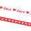 Heart Printed Fabric Ribbons 1cm Polyester Wedding Gift Packaging Rolls 7