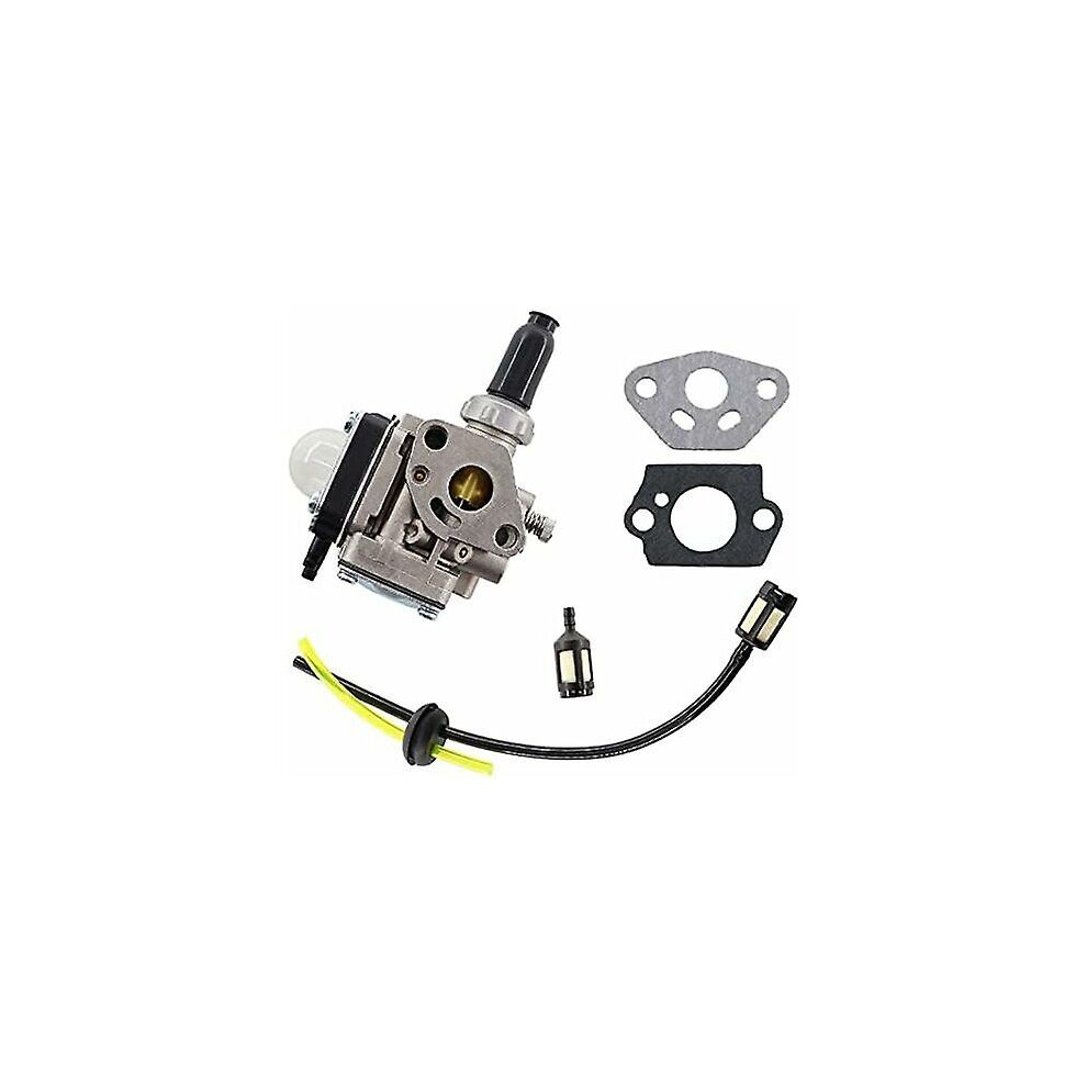 Kikidex (As Show, One Size) Carburetor For Kawasaki Th43, Th48 Engine, Suitable For Lawn Mowers, Equipped With Universal Fuel Filter And Gasket.