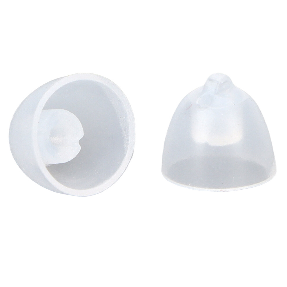 8mm Open Design Hearing Aid Domes 10Pcs/Pack - Washable & Reusable