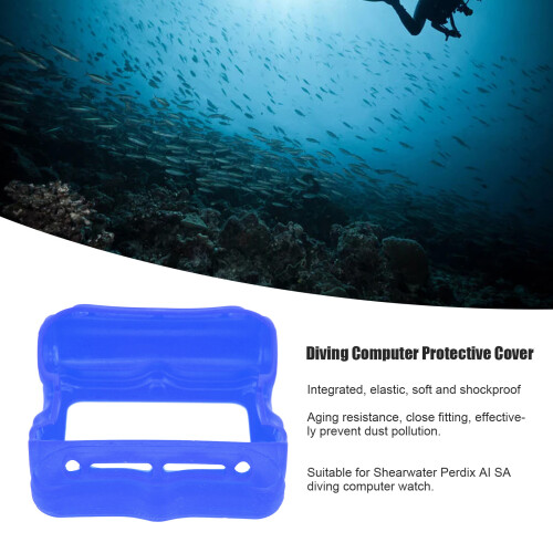Blue Silicone Protector Cover for Perdix Ai Sa Diving Computer Watch 2