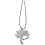 Alloy Blad Bil Pänsel Yta Hängande Charm 5