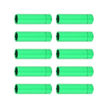 Bike Kabelendenkappen 10 Stück Aluminiumlegierung 4mm für Renn- & Mountainbikes - Grün