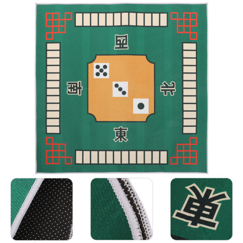 1 Quadrada Para De Mahjong Verde Com Almofada 2