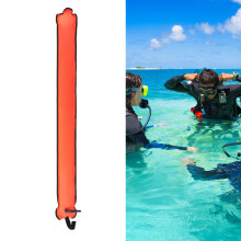 Nylon Taucher-Surface-Marker-Buoy 124 cm x 15,8 cm Rot, Vielseitig