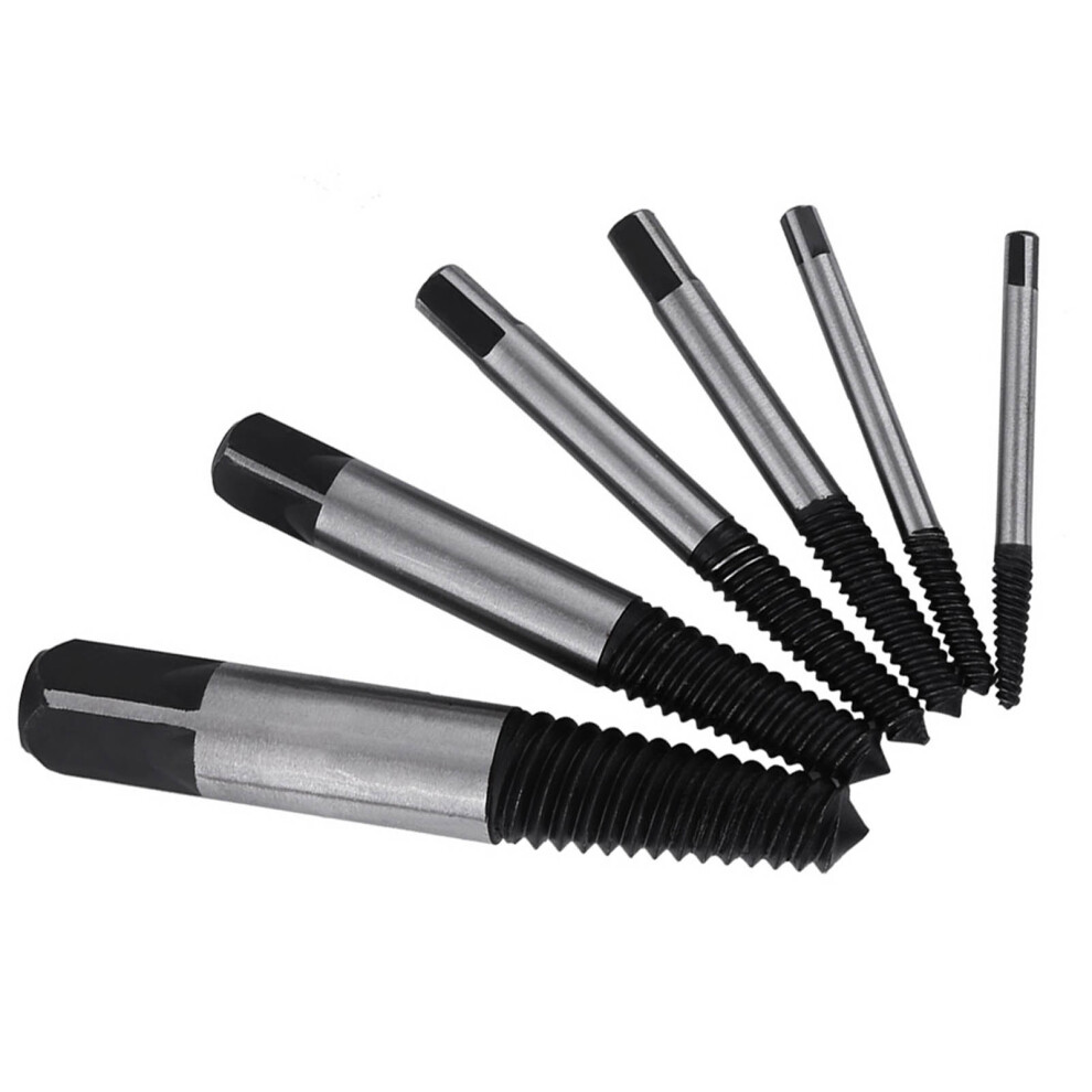 6Pcs Hss Damaged Screw Extractor Set For Household And Workshop 4341357554294