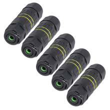 EW-M20-3P Conector negro impermeable de 3-Pin 9-12mm