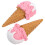 2Stk Realistisches Imitat Eiswaffel Modell Für Geschäfte 9