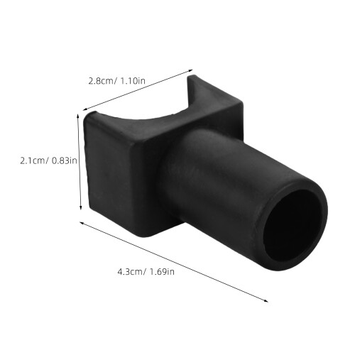 2Pcs Guiador Do Trilho Do Assento Cadeira De Plástico U 2