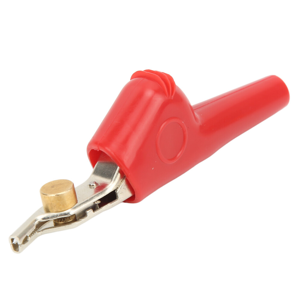25Mm Red Crocodile Clip Test Clamp With Needle For Automotive & Electrical Use 4621357557748