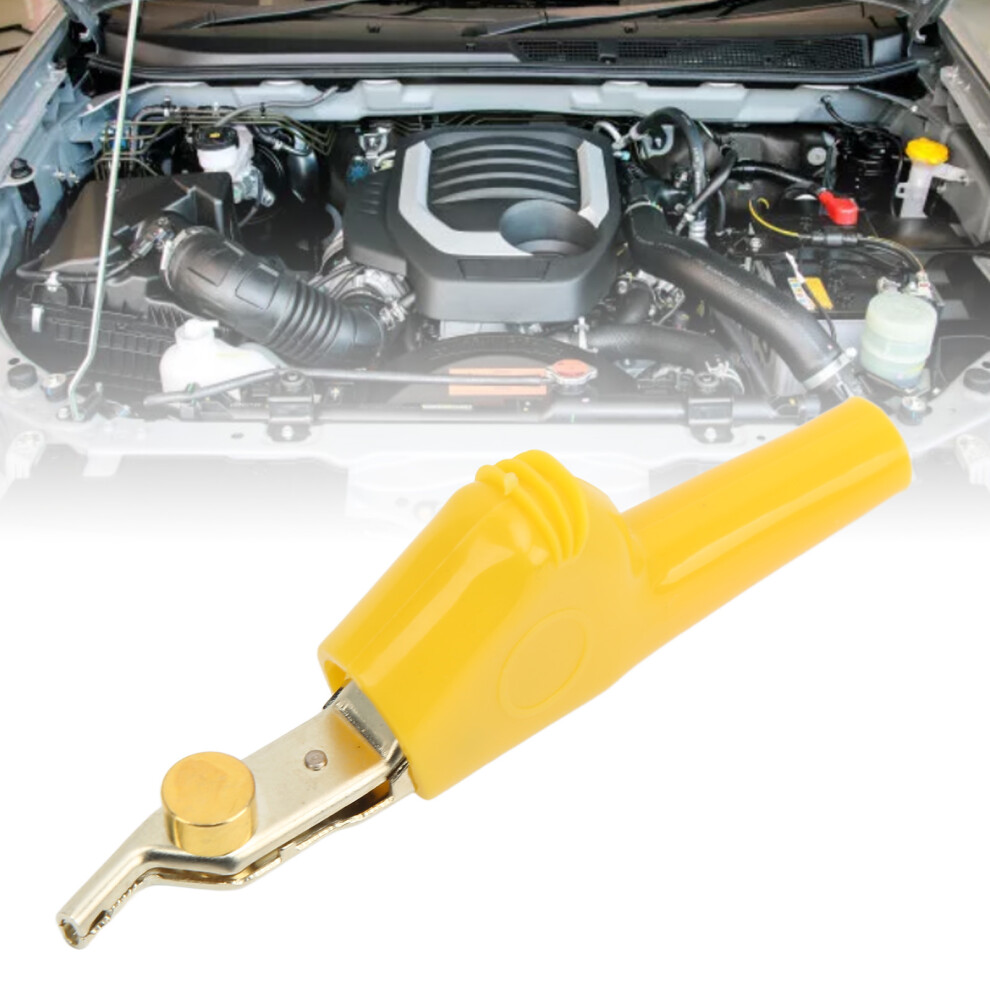 Yellow 25Mm Telecom Clip J.60043 For Safe Vehicle And Battery Testing 3631357557687