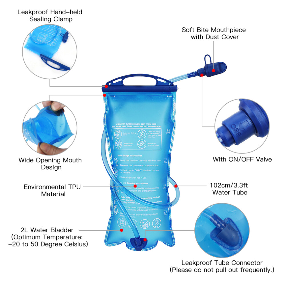 16L Cycling Backpack with 2L Hydration Bladder â Breathable & Waterproof-image-OPC-PMPHRB5-NEW