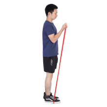 Latex Resistance Yoga Loop Band Red 2080*0.45*13mm 10-35lb