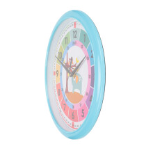 Bunter Cartoon-Kunststoff-Wanduhren 26 cm für Kinderzimmer & Klassenzimmer
