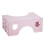 (1 Pack) Toilet Step Stool with Storage - Foldable Potty-Pink 1