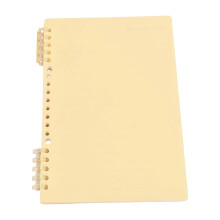 Transportable Refillable Clip Notebook With Additional-Yellow
