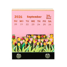 Twenty twenty six Conjuring Themed 3D Fan Desk Calendar With LED