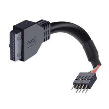 9Pin Female To 20Pin Male Motherboard Cable Extender For Standard 20Pin Header Compatibility
