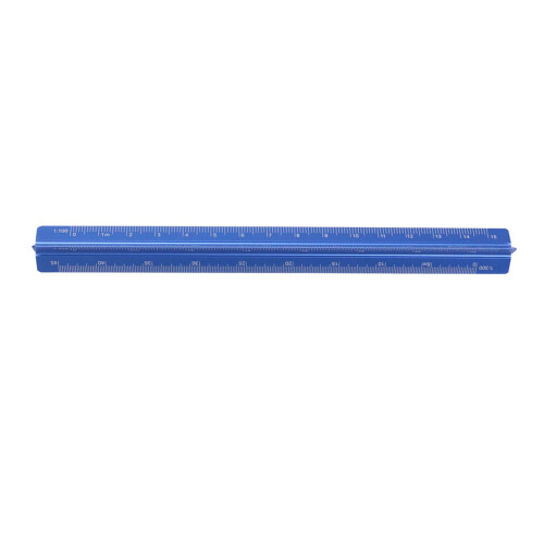 Architect Aluminum Triangular Ruler With Fade-Blue 15cm