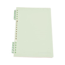 Modifiable Hoop Planner Tear Resistant Paper Impermeable-Green