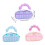 Cloud Shaped Pencil Bag Spacious Compartment Ergonomic-Purple 4