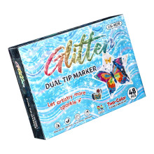 Double Sided Watercolor Markers Flexible Brush Pens Art-48