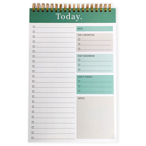 Multicolor Journal With Durability Pages-Dark green