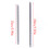 2Pcs Student Geometry Tool Clear Triangular Rulers Measurement 3