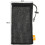Universal Nylon Mesh Pouch Bag For POCO F1 With Chain And Loop Closure Black 2