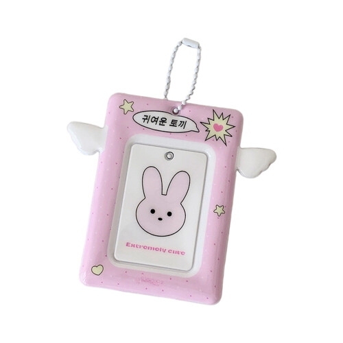Card Storage Holders Protector Pouches For Campus-Pink