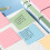 Color Note Pads Bulk Pack Study Notebook Supplies Tear-Yellow 5