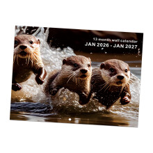 2026 Animal Calendar Wall Mounted Monthly Calendar Planner from