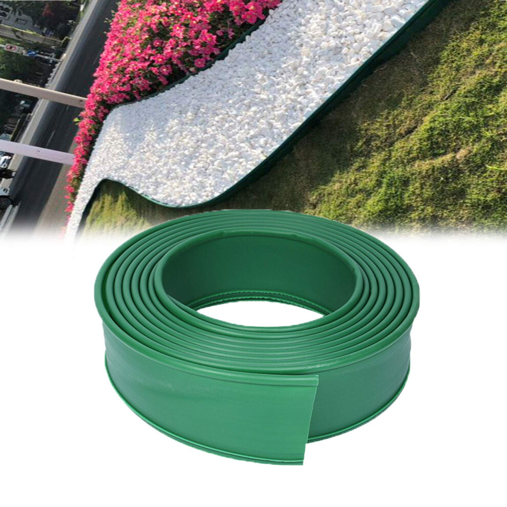 Flexible Plastic Lawn Edging Border Garden Diy Lawn-To-Stone Edging 15M Length 20Cm Height 9067246481667