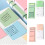 Color Note Pads Bulk Pack Study Notebook Supplies Tear-Yellow 3