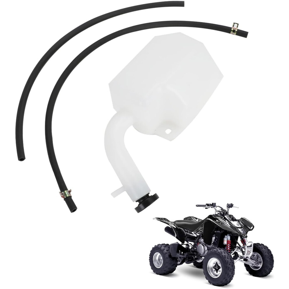 Motorcycle Radiator Water Coolant Reservoir Overflow Tank For Suzuki Ltz400 Atv Compatible 9105992884094