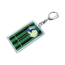 Swimming Pool Keychain Pendant Basketball Keyring Bag Charm-2