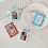 Card Storage Holders Protector Pouches For Campus-Pink 2