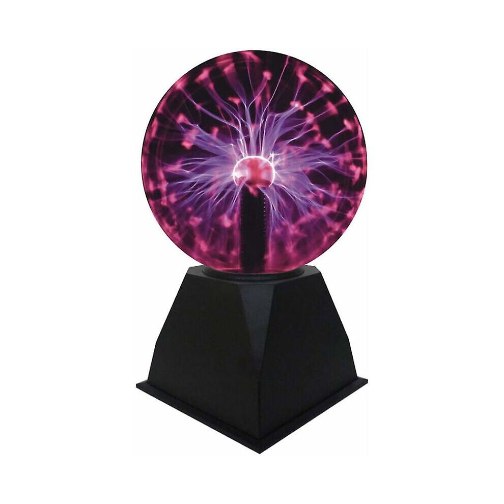 Kikidex (As Show, One Size) Plasma Ball Light, 5 Inch Touch Sensitive Sensitive Ball Ion Sphere Lamp Light Novelty Night Lights Red