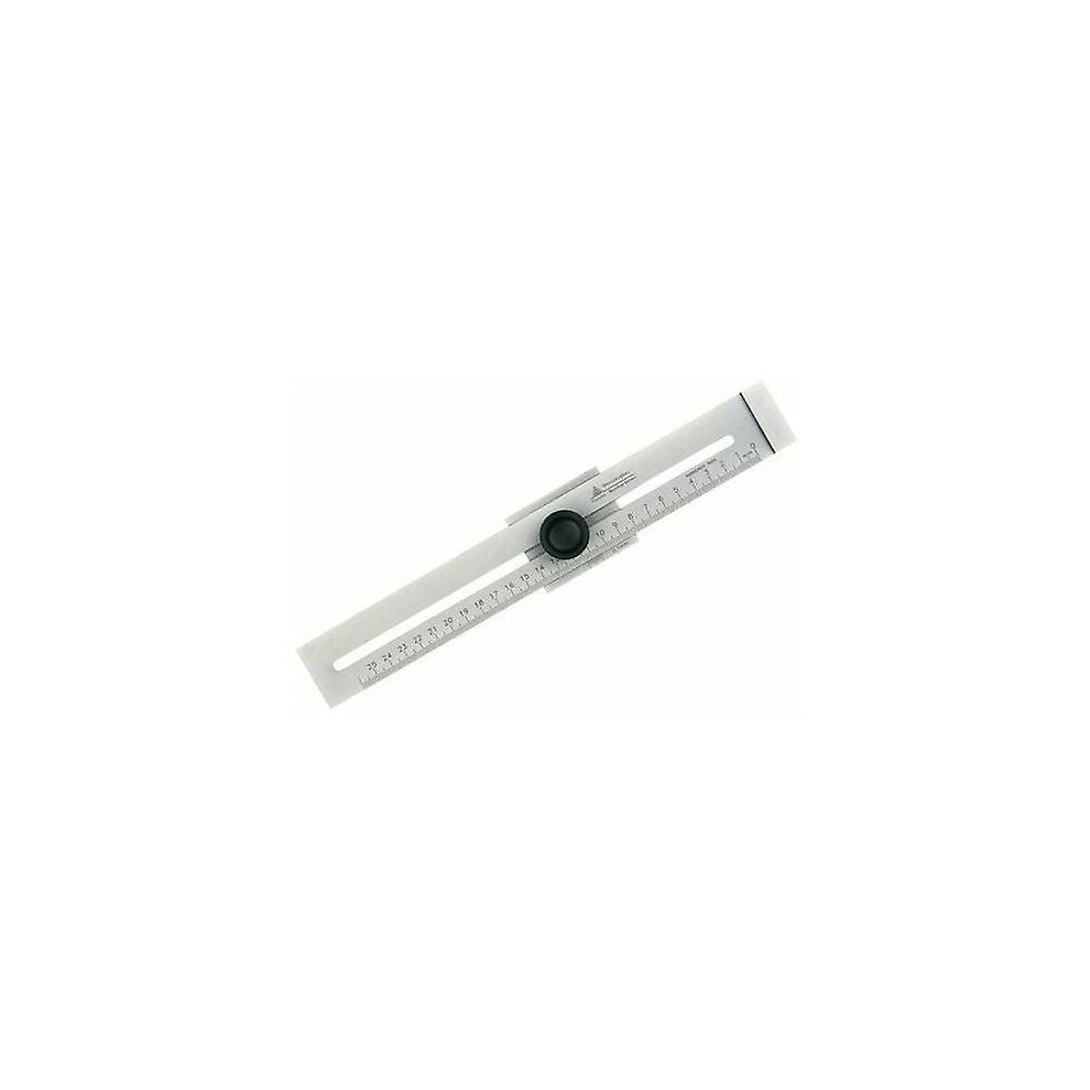 Kikidex (As Show, One Size) 1Pc 0-200Mm 250Mm 300Mm Marking Ruler Parallel Marking Ruler Dividing Line Marking Ruler Metal Measuring Range 250Mm