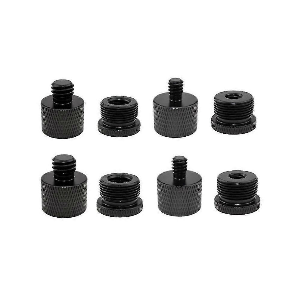 Kikidex (As Show, One Size) Mic- Stand Adapter Aluminum Alloy- 5/8 3/8 1/4 Screw Adapter For Camera Tripod