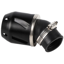 Motorrad 35mm Schwarz Bullet Luftfilter - Steigert PS & Geschwindigkeit