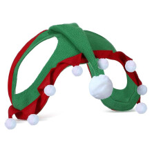 Horse Christmas Hat Santa Horse Ear Hat Dress Up Christmas Costume Accessories Green Large