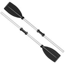 125 cm Leichte Aluminium-Magnesium-Kajakpaddel, abnehmbar